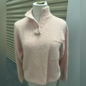 Norm Thompson 80’s Soft Pink Silk Blend Sweater